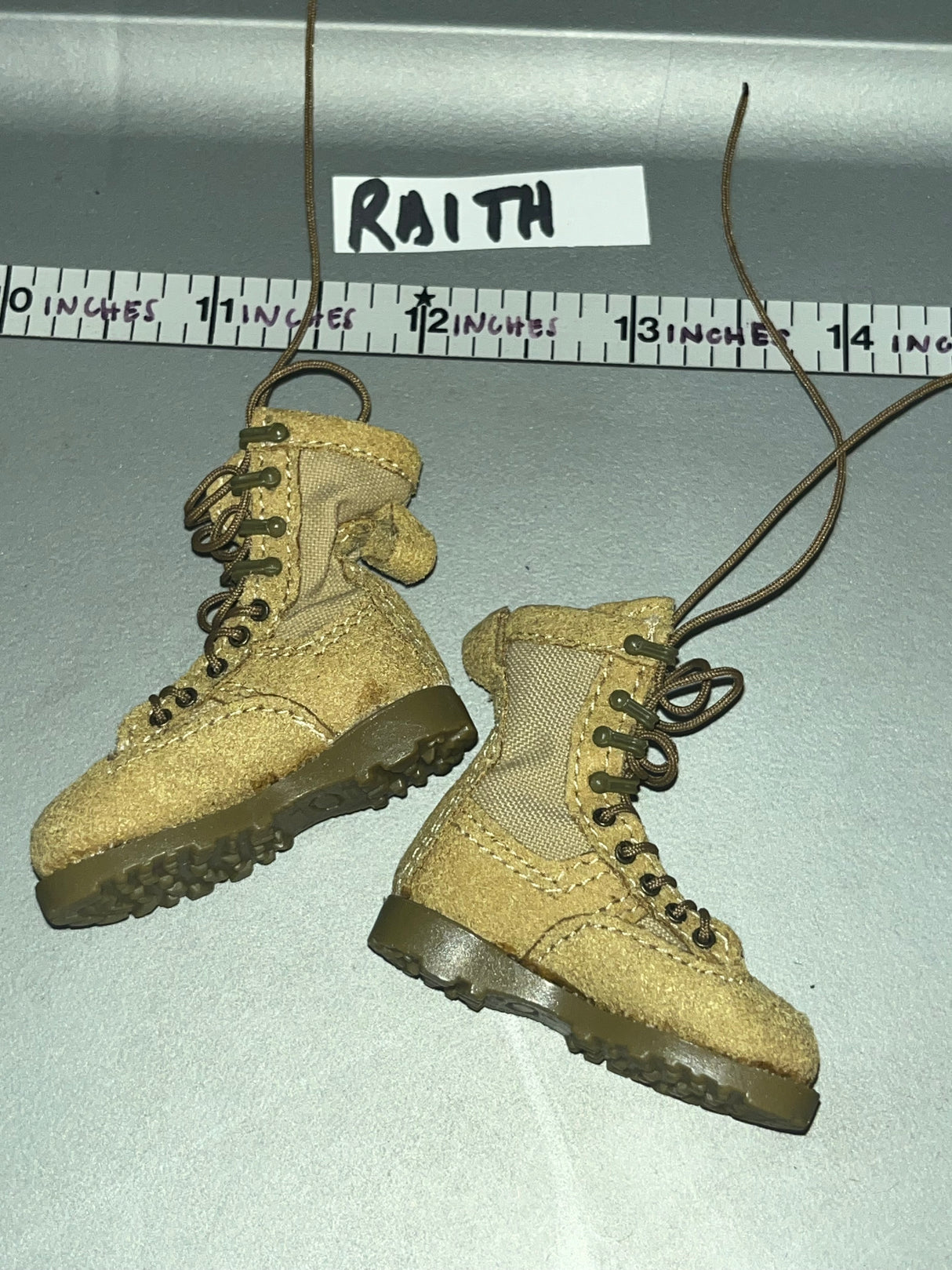 1/6 Scale Modern Era Desert Boots - Cloth Leather