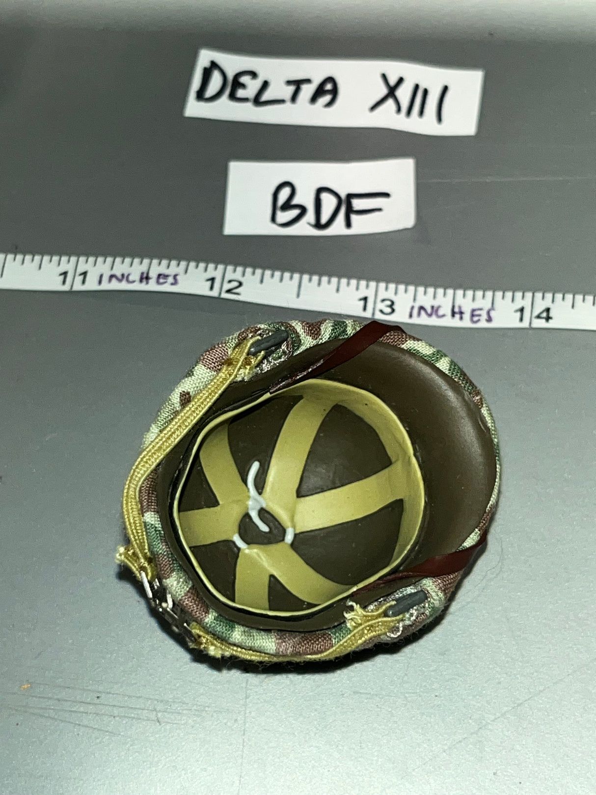 1/6 Scale WWII US Helmet -  Marine - BDF