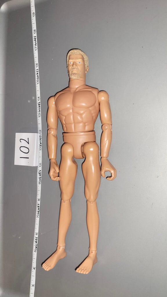 1/6 Scale Nude GI Joe Figure - Flocked