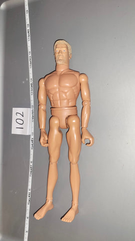 1/6 Scale Nude GI Joe Figure - Flocked
