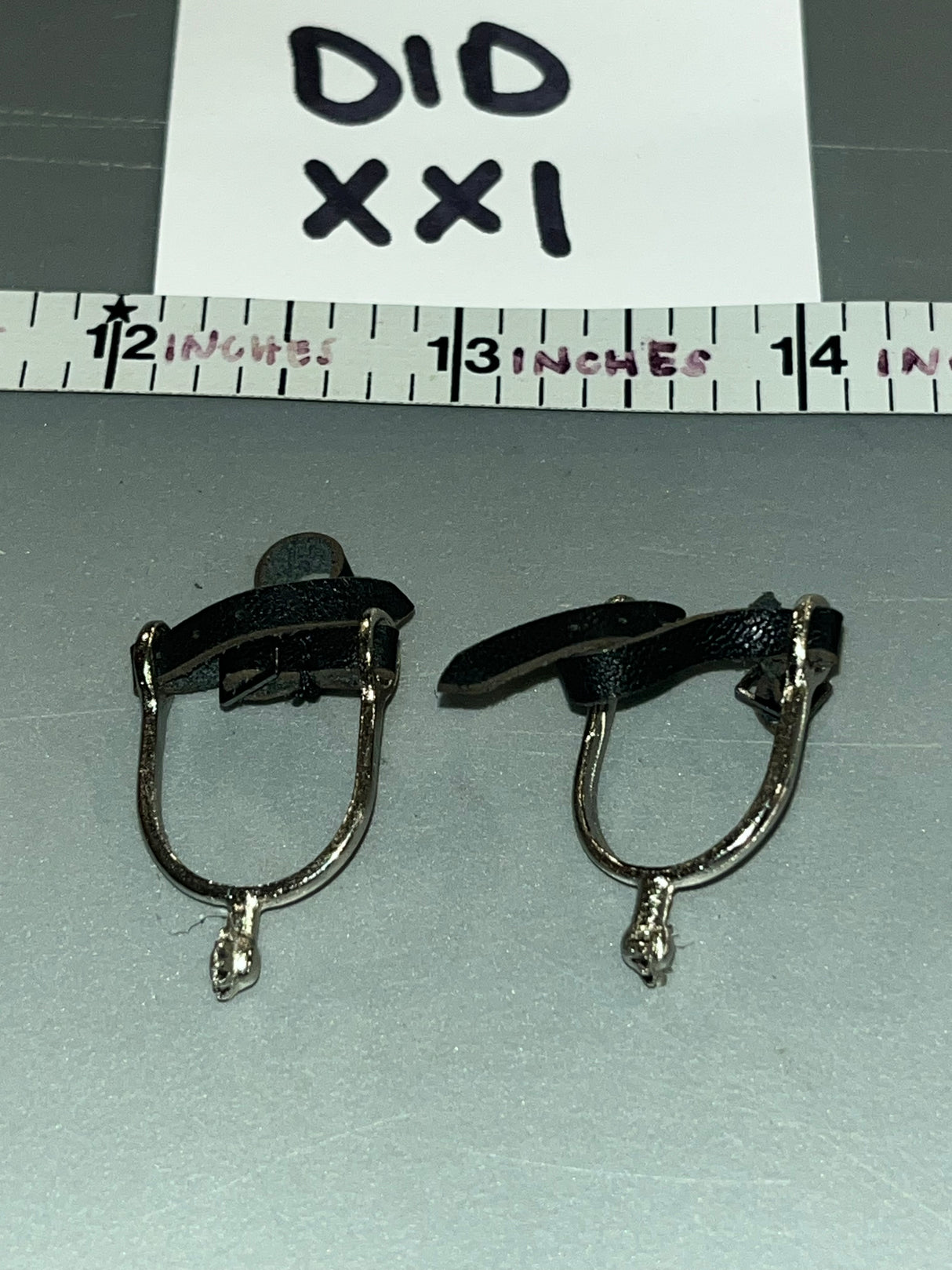 1/6 Scale WWII German Cavalry Spurs - DID Field Marshal Fedor Von Bock