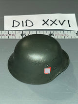 1/6 Scale WWII German Waffen M35 Steel Helmet - WWII German Polizei Division DID DID XXVI