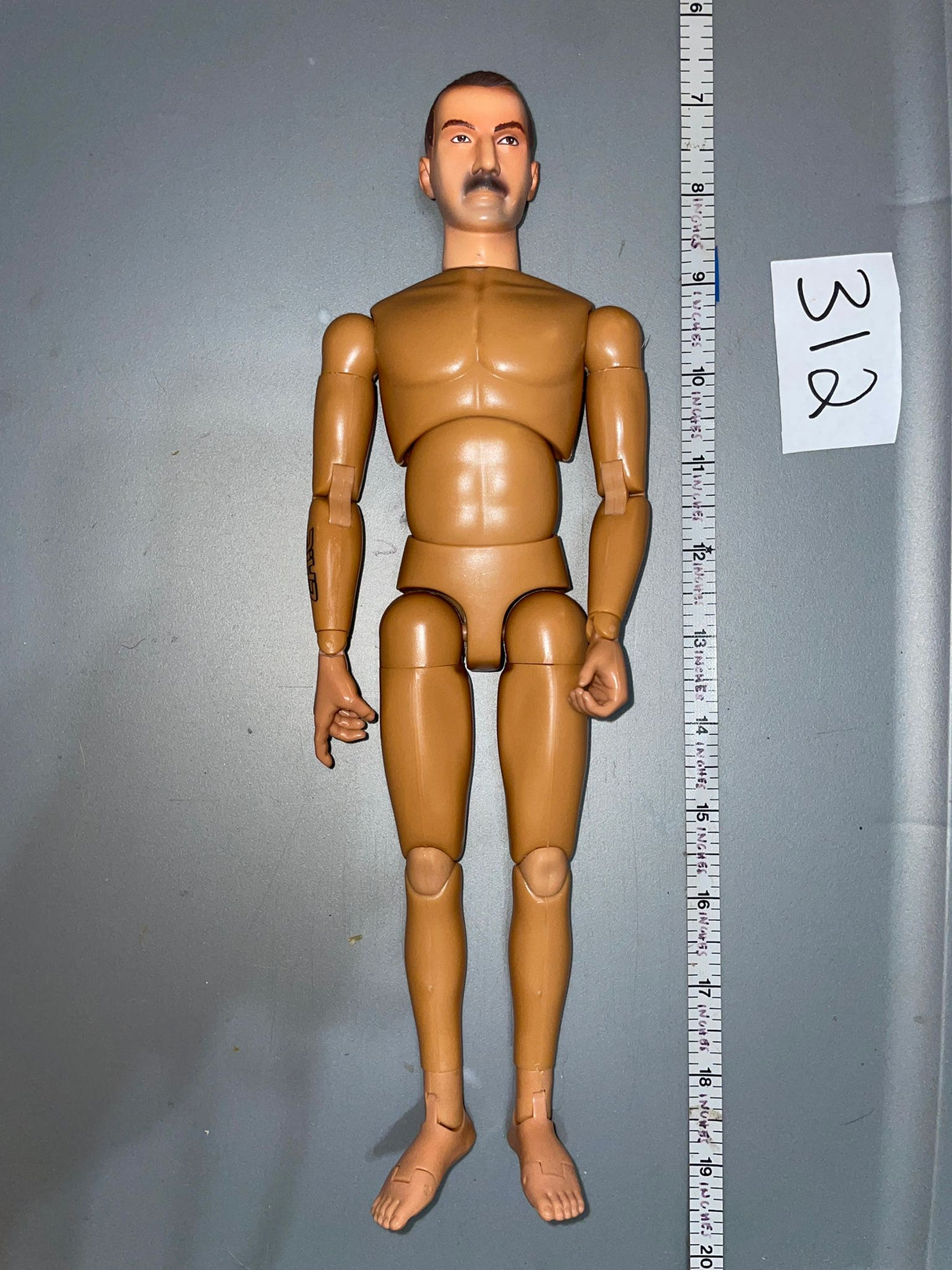 1/6 Scale Nude Dragon Figure