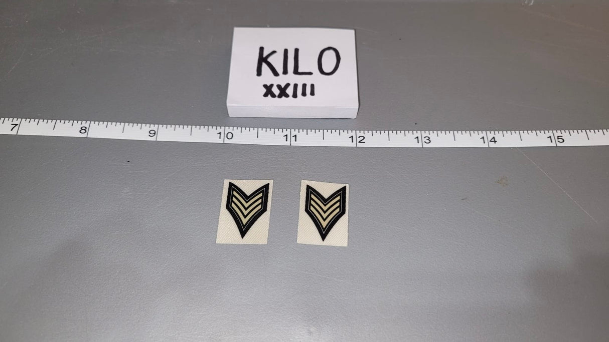 1/6 Scale WWII US  Rank Insignia