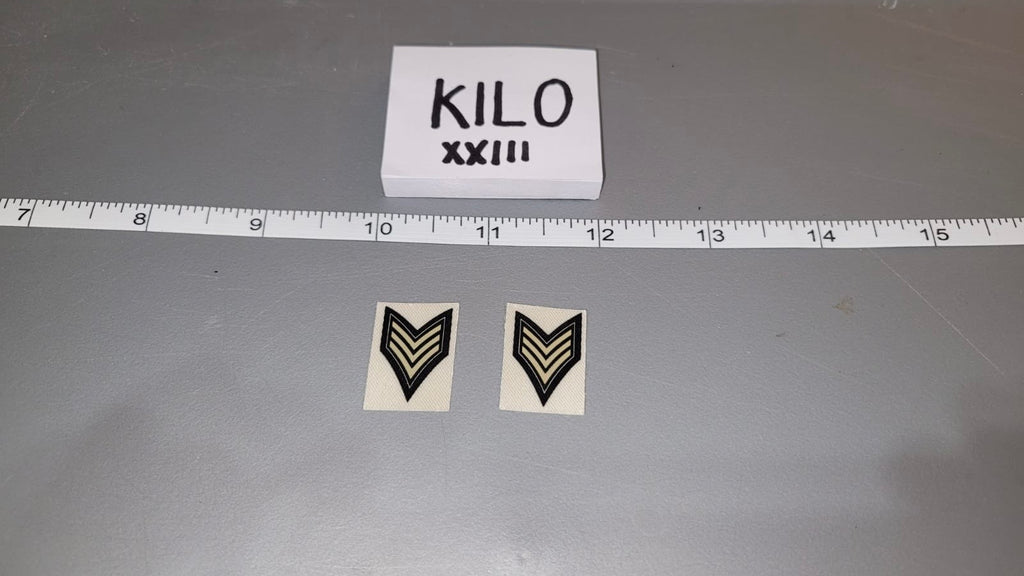 1/6 Scale WWII US  Rank Insignia