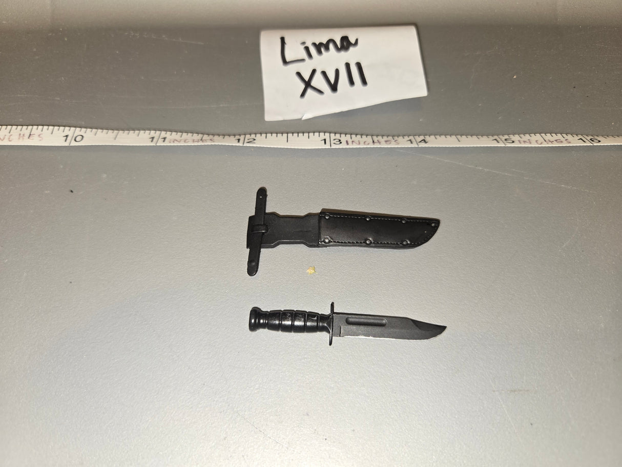 1/6 Scale Vietnam US Ka-Bar Knife - Marine USMC l