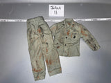 1/6 Scale WWII US USMC Marine Uniform - Weathered