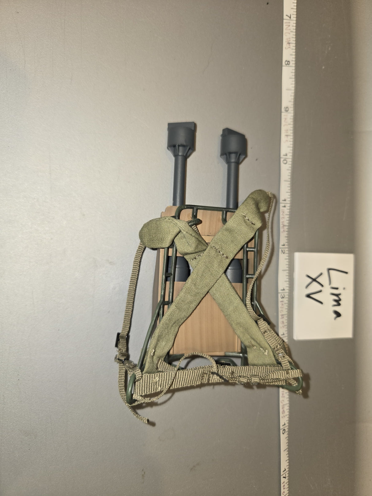 1/6 Scale WWII German Panzershrek Rocket Ammunition Backpack