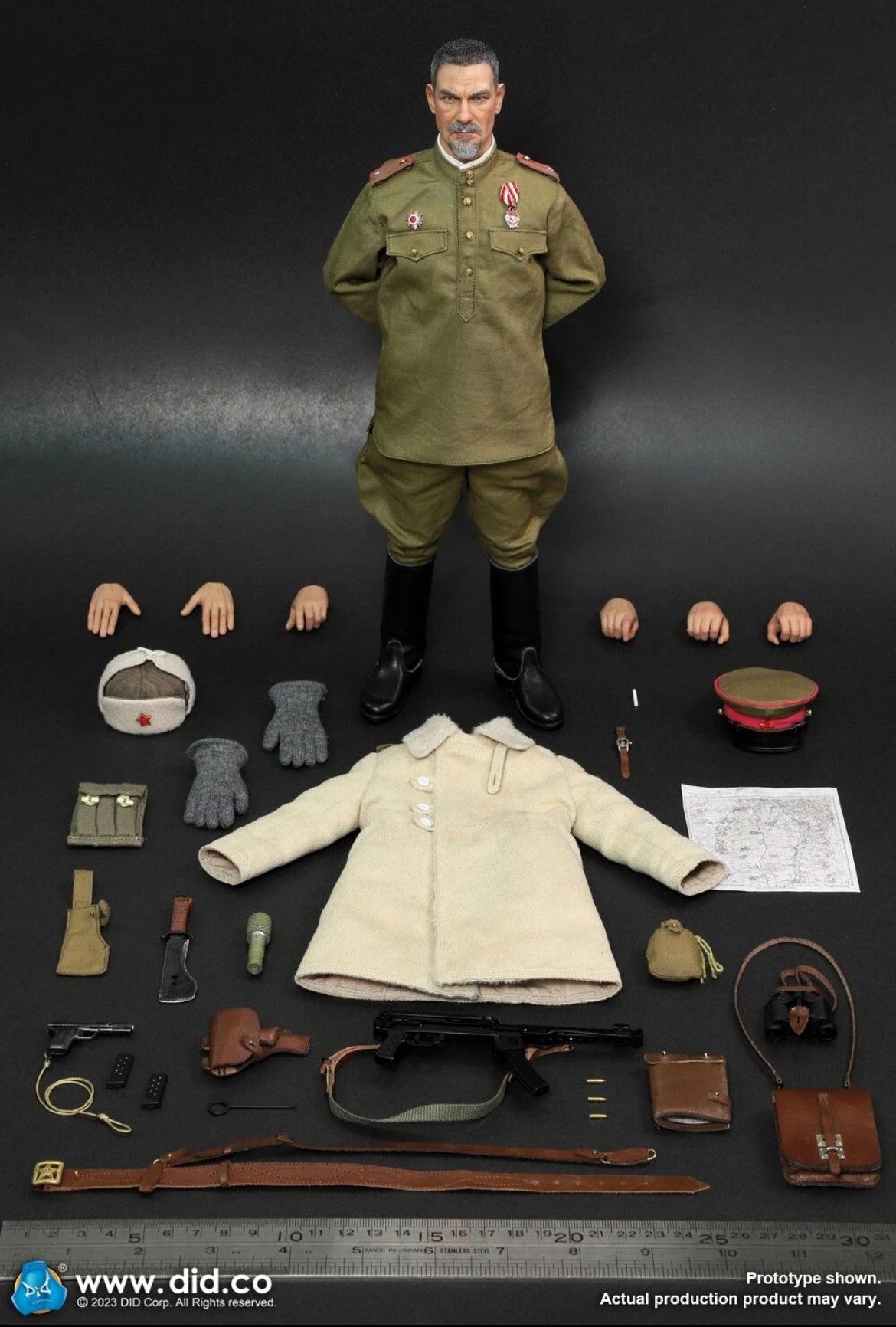1/6 Scale WWII Russian Soviet Lt Victor Reznov Figure - NIB DID