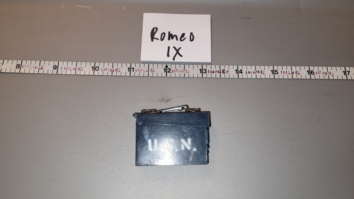 1/6 Scale Vintage Remake GI Joe Machine Gun Ammunition Box