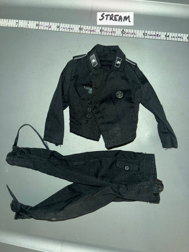 1/6 Scale WWII German Panzer Black Tanker Uniform