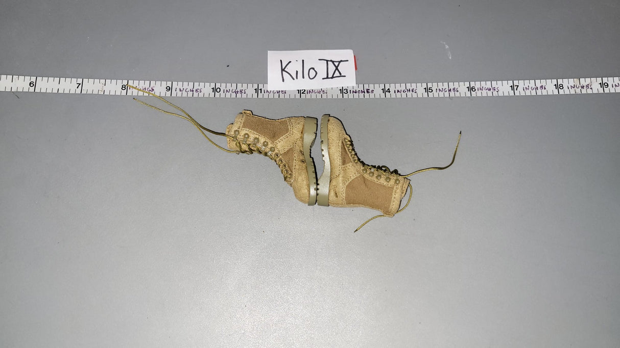 1/6 Scale Modern Era Desert Boots - Cloth Leather