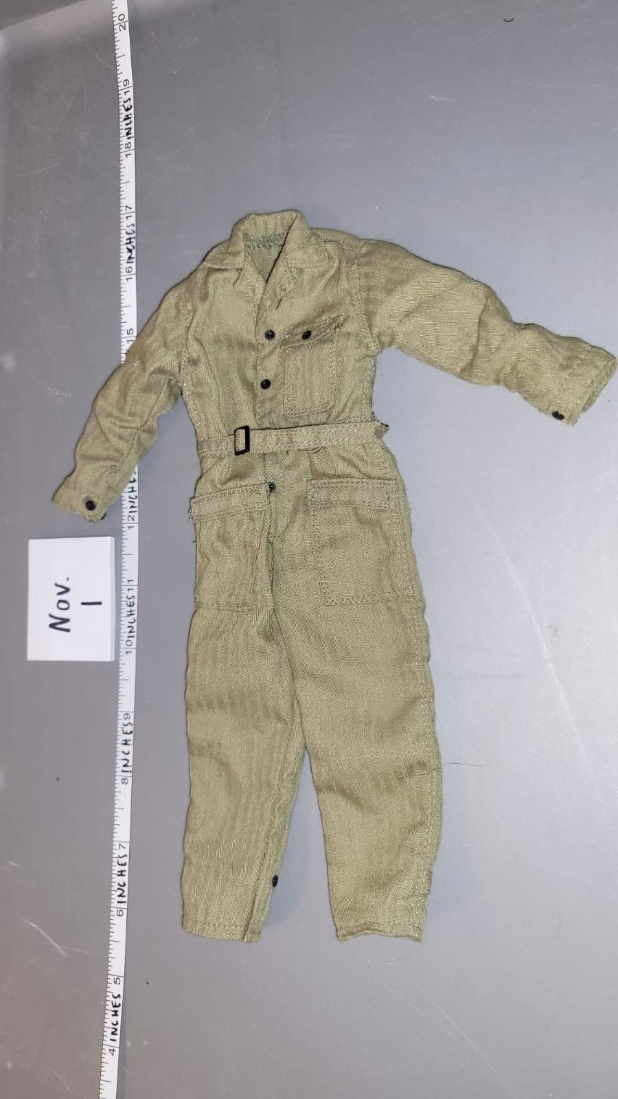 1:6 Scale WWII US Coveralls Armored Crewman