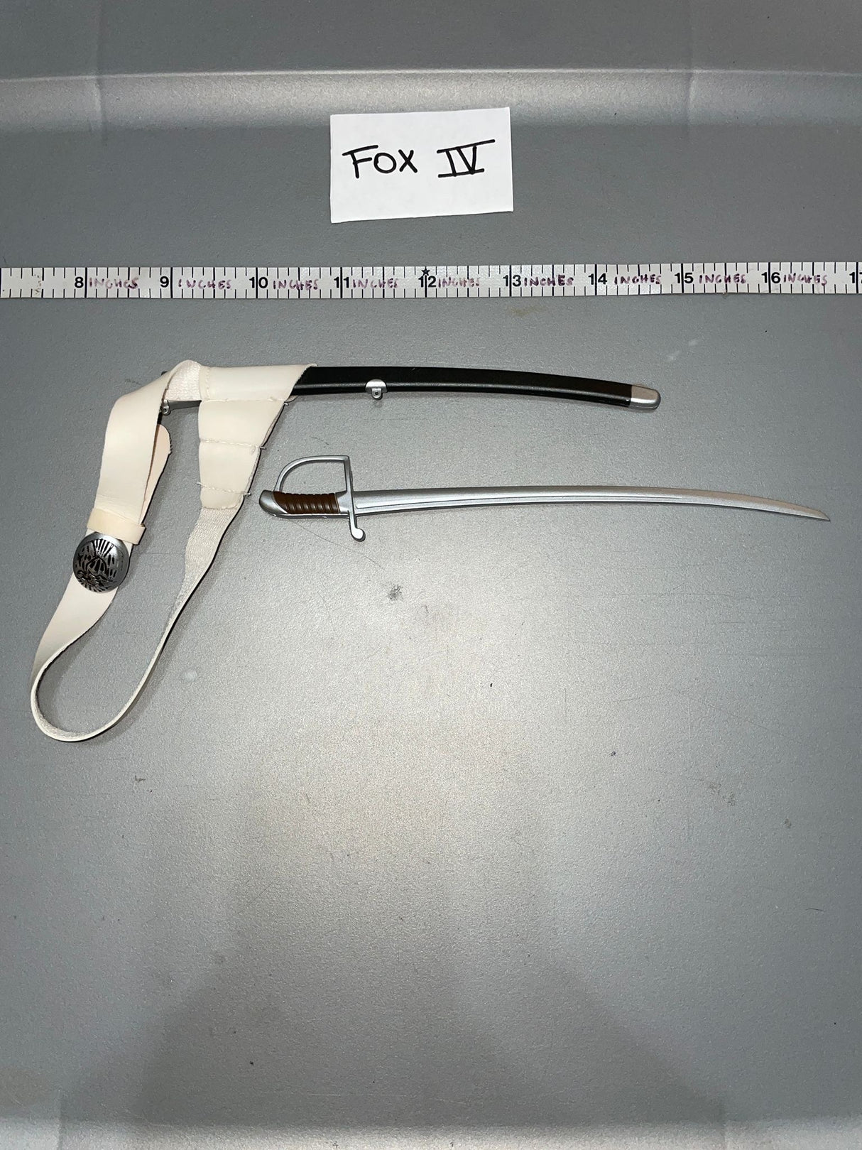 1/6 Scale Revolutionary War Napoleonic Saber and Scabbard