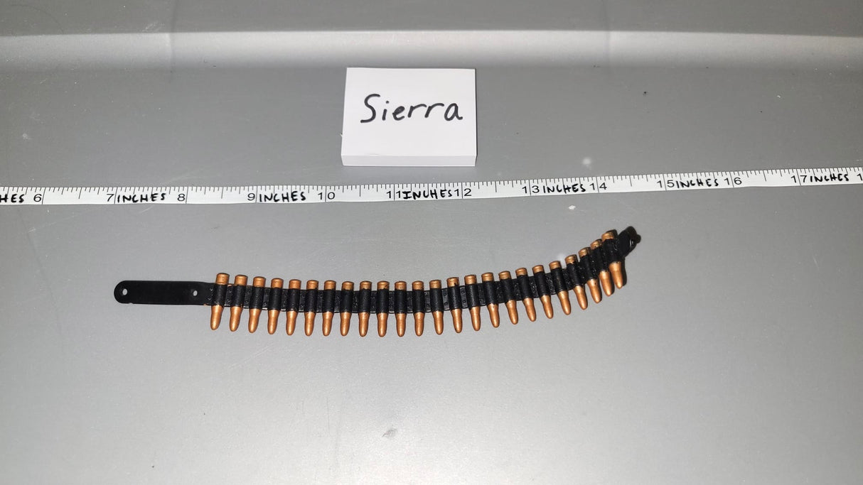 1:6 Scale WWII US .50 Caliber Machine Gun Ammunition Belt