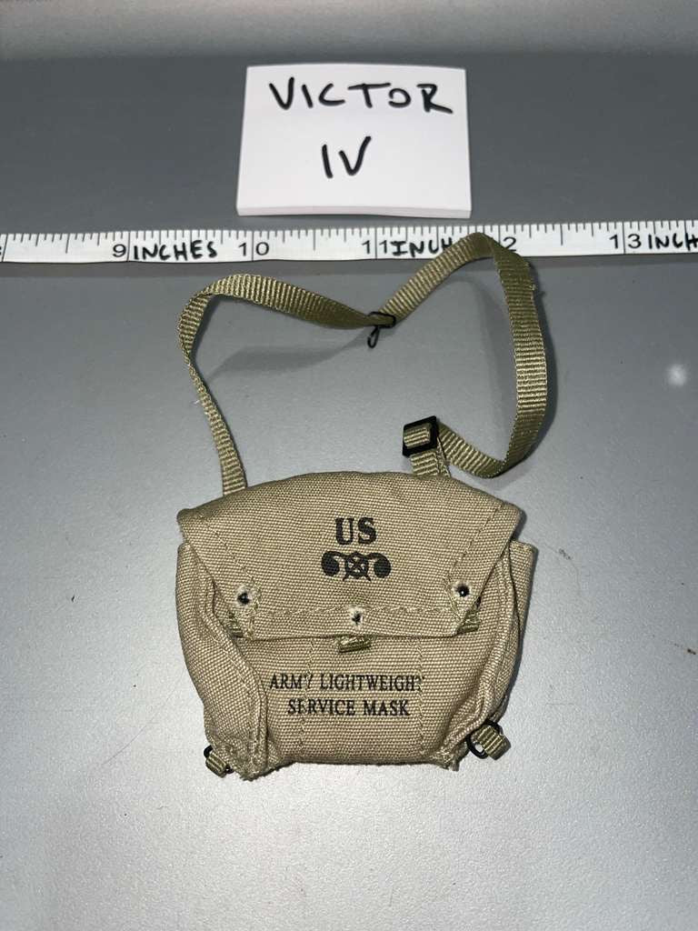 1/6 Scale WWII US Cloth Gas Mask Bag