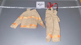 1/6 Scale Modern Era Firefighter Bunker Gear Uniform