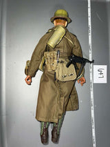 1:6 Scale WWII German Afrika Korps Motorcycle Rider Dressed Figure - BBI