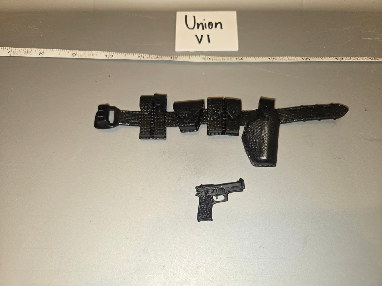 1:6 Scale Modern Era Police Duty Belt with Gear