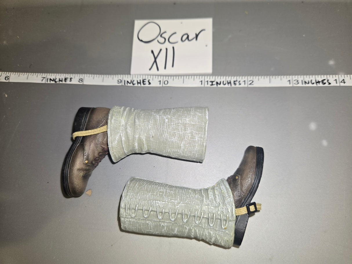 1/6 Scale WWII US Boondocker Boots and Leggings