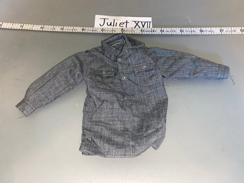 1/6 Scale WWII German Grey Work Shirt 108209