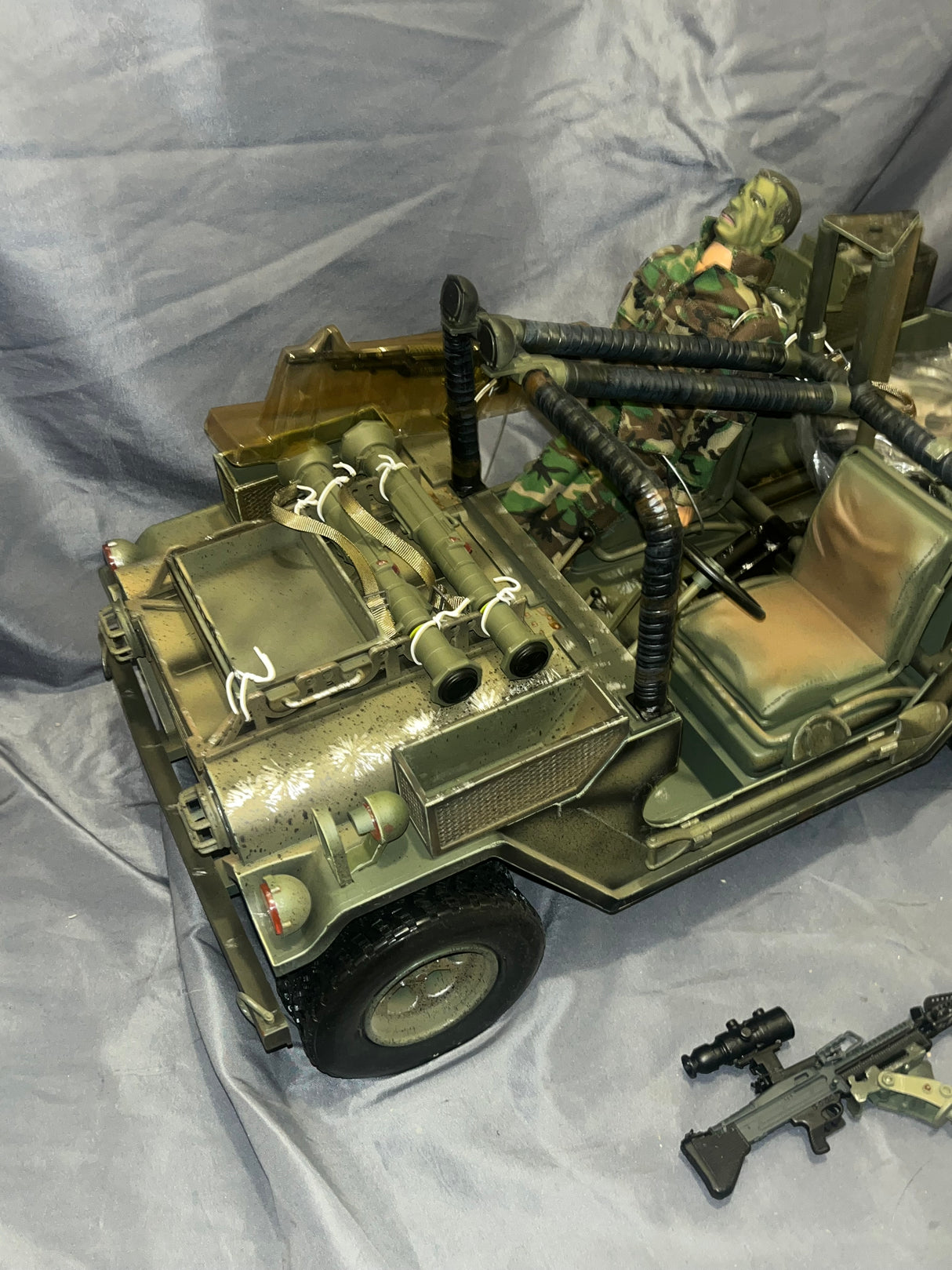 1/6 Scale Vietnam US Mutt M151 Navy Seal Panama Assault Vehicle