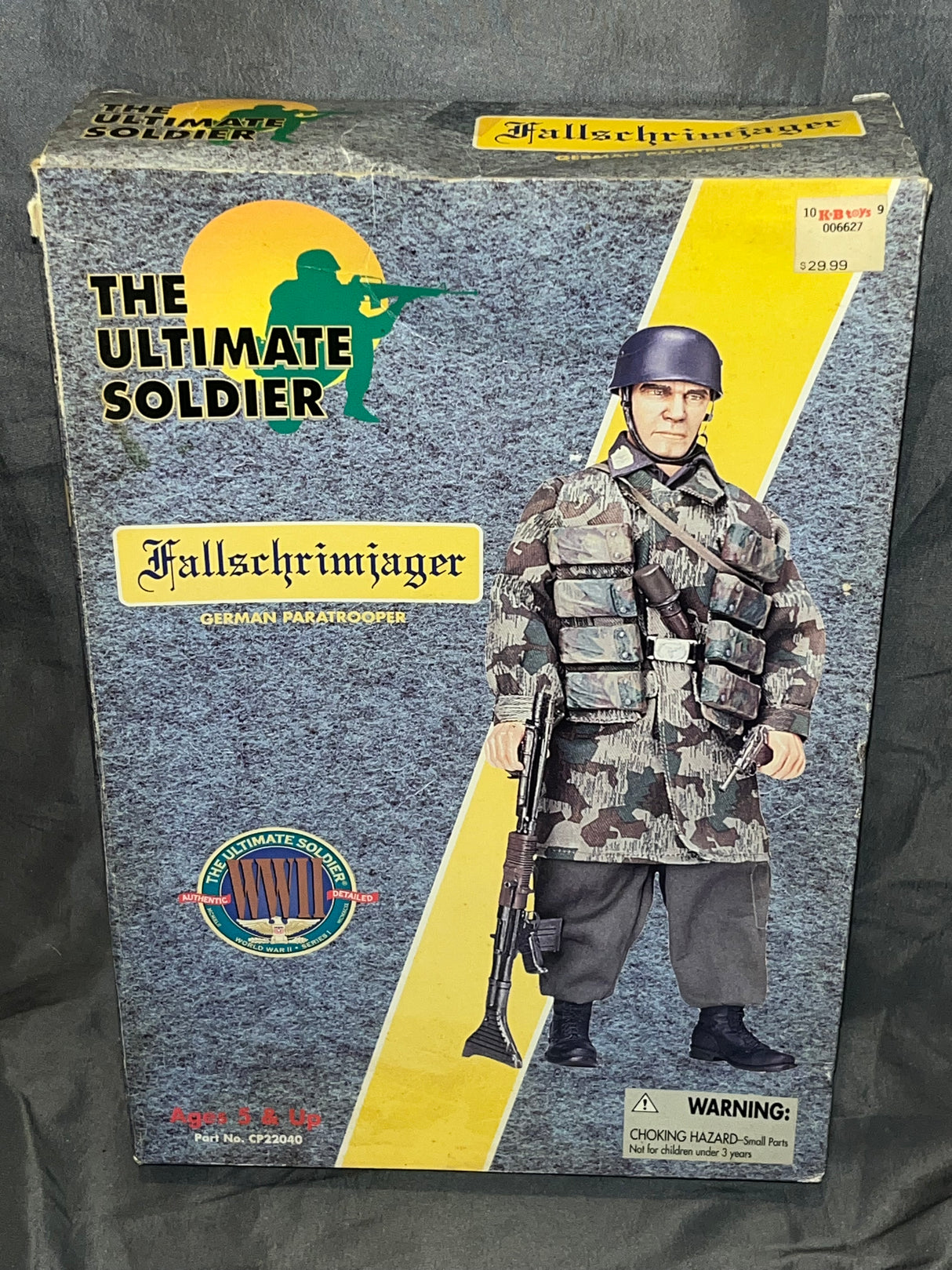 1/6 Scale WWII German Fallschirmjager Paratrooper  Figure  - NIB Ultimate Soldier
