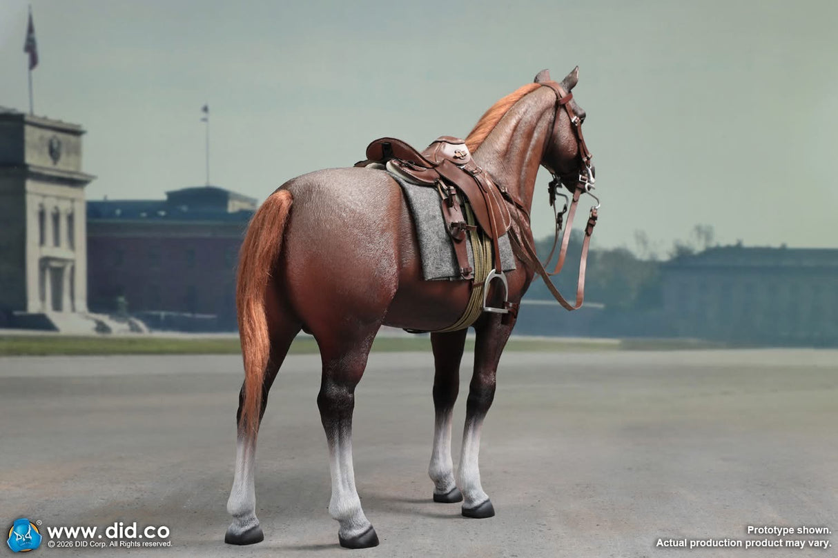 1/6 Scale WWII German Brown War Horse - NIB DID E60084