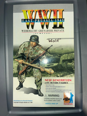 1/6 Scale WWII German Panzer Grenadier - Wolf - NIB Dragon