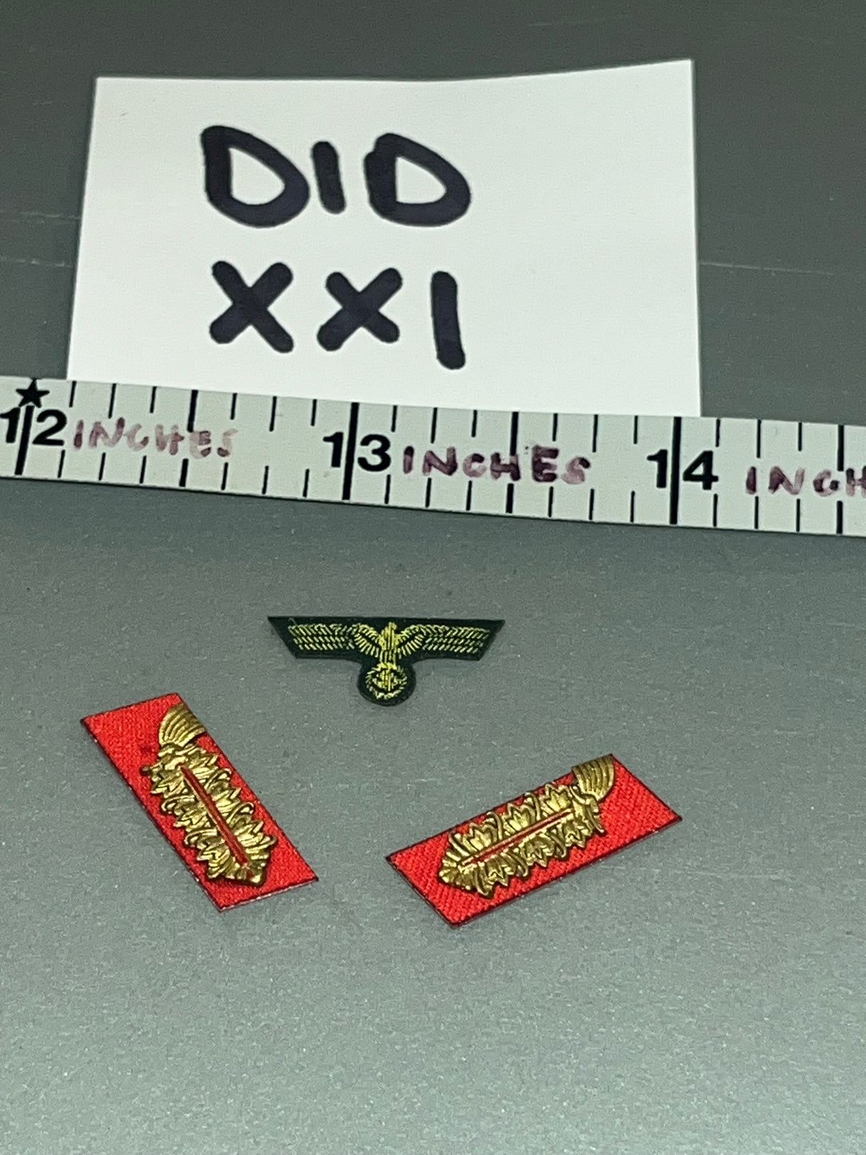 1/6 Scale WWII German Field Marshall Insignia - DID Field Marshal Fedor Von Bock