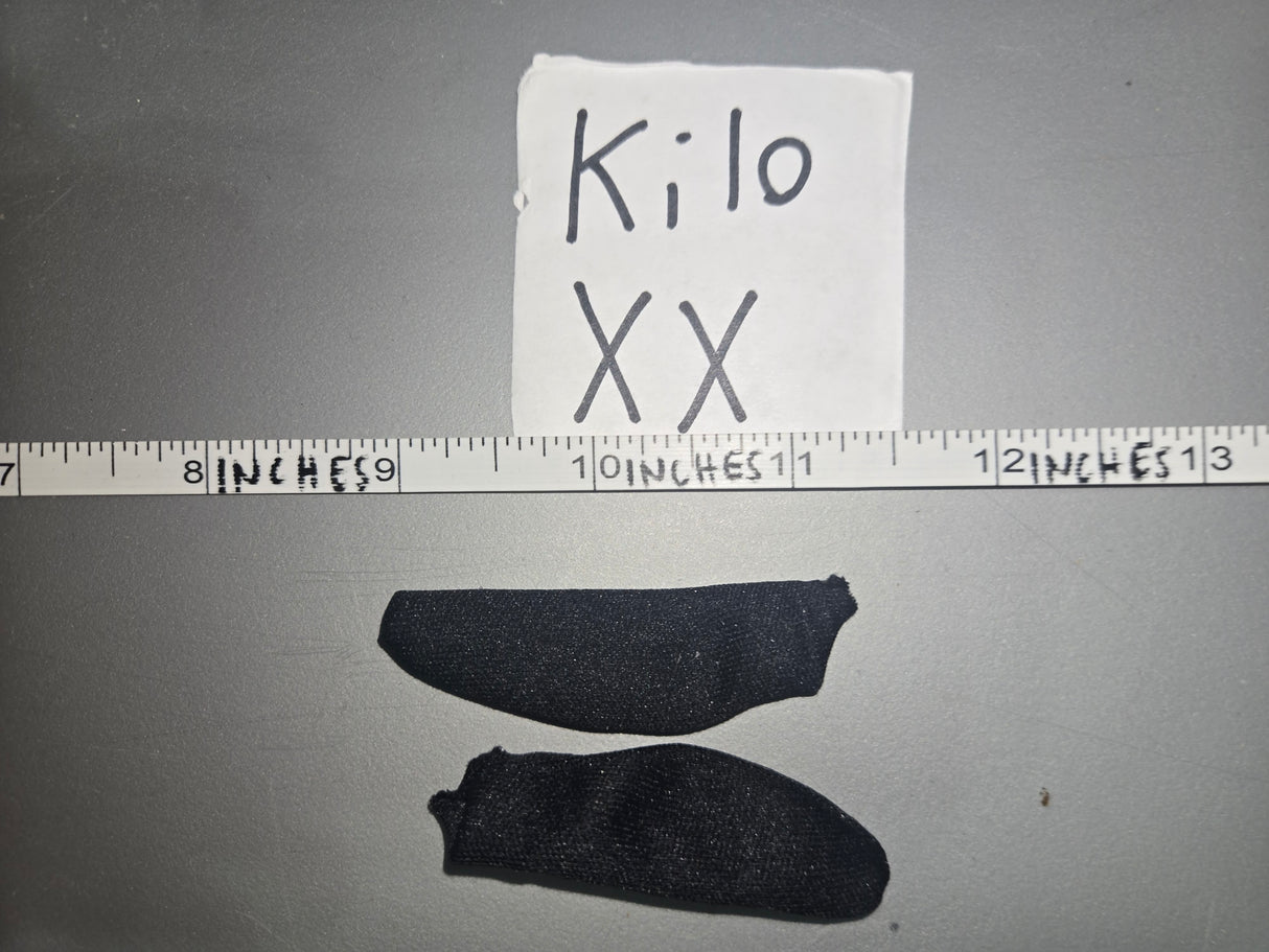 1:6 Scale Modern Era Black Socks