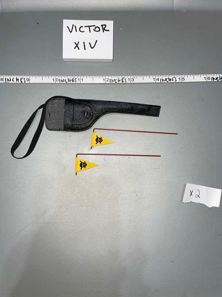 1:6 Scale WWII German Mine Flags