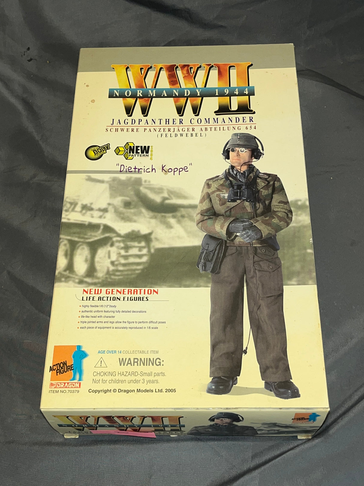 1/6 Scale WWII GERMAN Jagdpanther Commander Dietrich Koppe  - NIB Dragon -