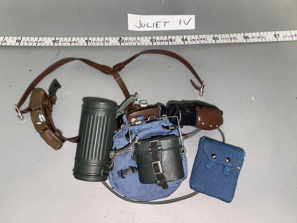 1/6 Scale WWII German Field Gear Lot Luftwaffe