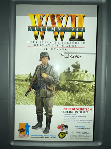 1/6 Scale WWII German Wehrmacht LT - Stalingrad - Falkner - NIB Dragon