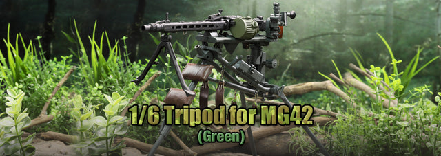 1/6 Scale Tripod for MG42 (Green) - NIB Weapons Set DID E60073G