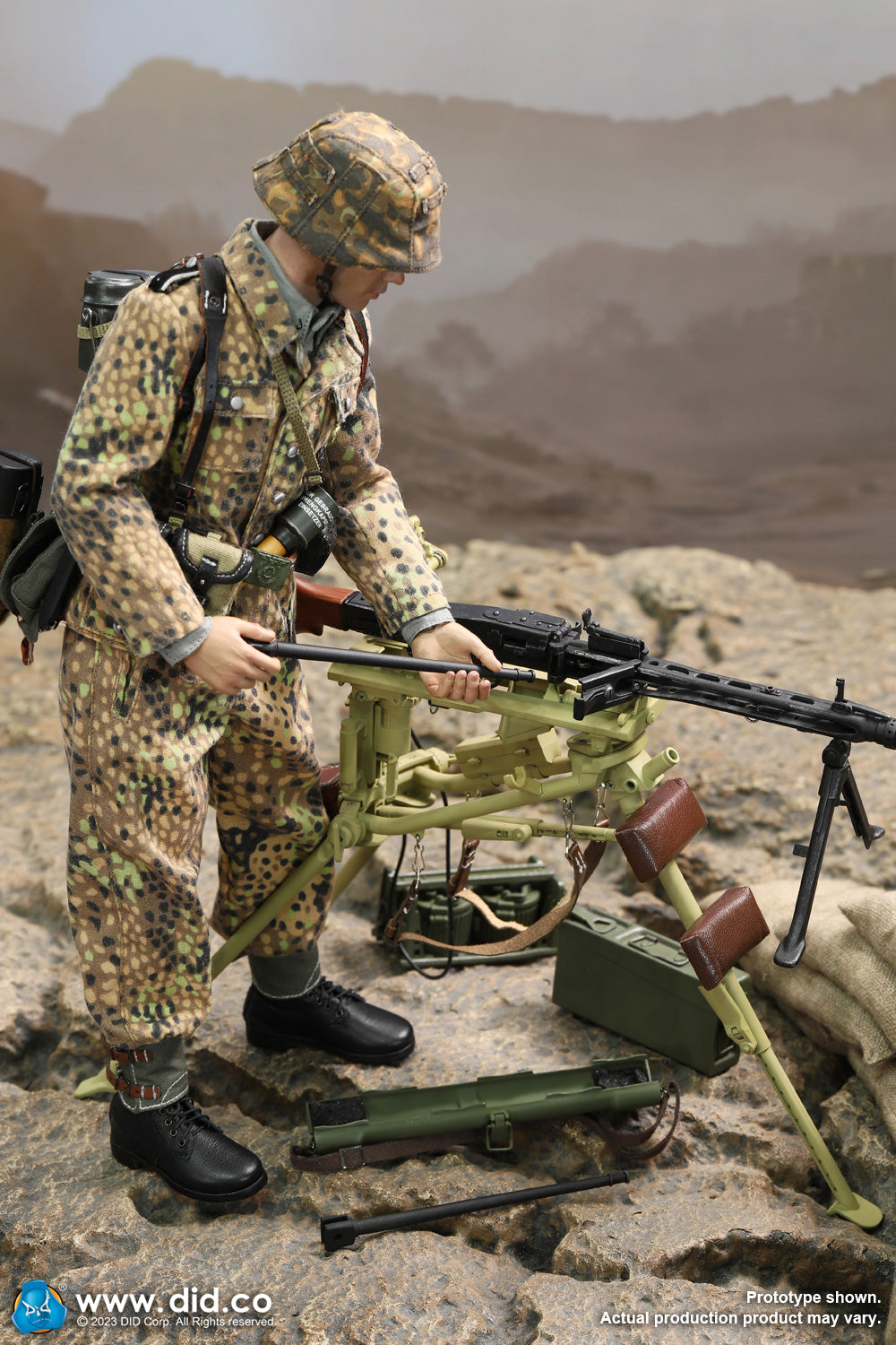1/6 Scale Tripod for MG42 (Sand) - NIB Weapons Set DID E60073Y