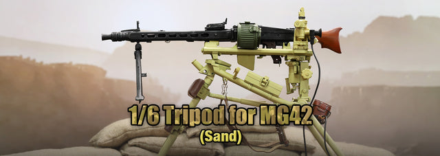 1/6 Scale Tripod for MG42 (Sand) - NIB Weapons Set DID E60073Y