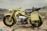 E60075Y 1/6 WWII German Zündapp KS 750 Motorcycle with sidecar (Sand)