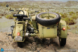 E60075Y 1/6 WWII German Zündapp KS 750 Motorcycle with sidecar (Sand)