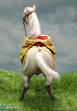 1/6 Scale Napoleon White War Horse (Prancing) - NIB DID E60078