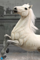 1/6 Scale Napoleon White War Horse (Prancing) - NIB DID E60078