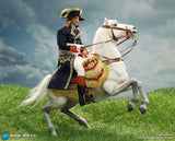 1/6 Scale Napoleon White War Horse (Prancing) - NIB DID E60078