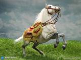 1/6 Scale Napoleon White War Horse (Prancing) - NIB DID E60078