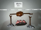 1/6 Scale Civil War Western Era Campfire Diorama Item