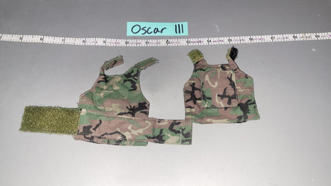 1/6 Scale Modern Era Woodland Body Armor