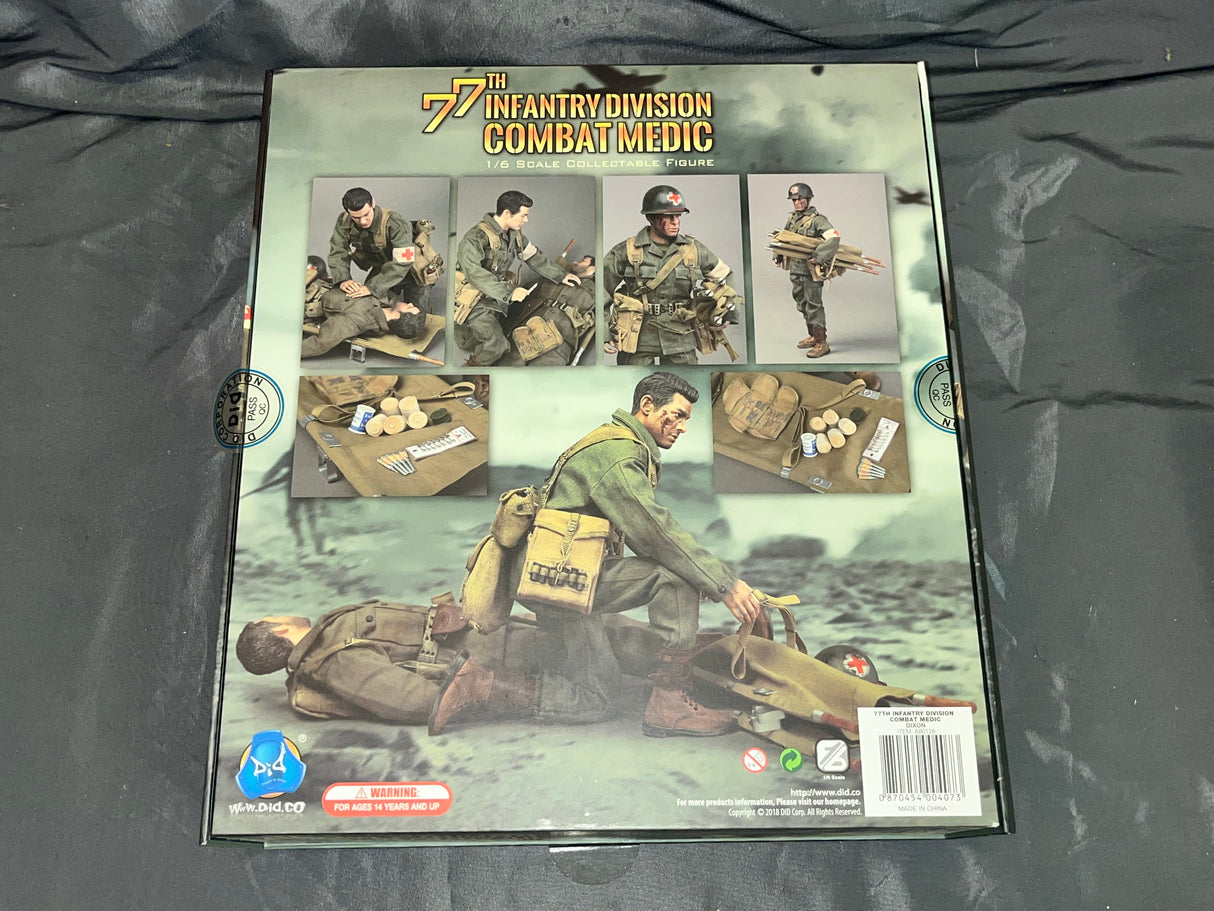 1/6 Scale WWII US 77th Infantry Division Medic Dixon - NIB DID