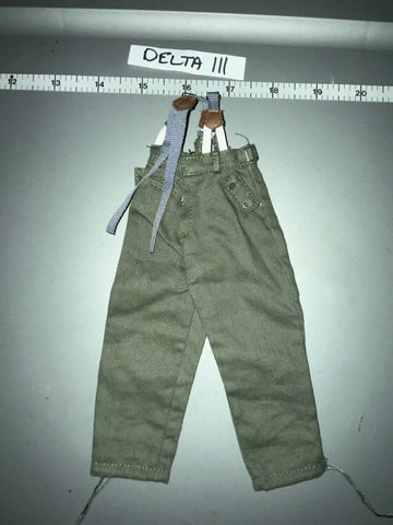 1/6 WWII German Pants with Suspenders -