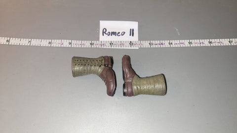 1/6 Scale WWII US Boondocker Boots and Leggings
