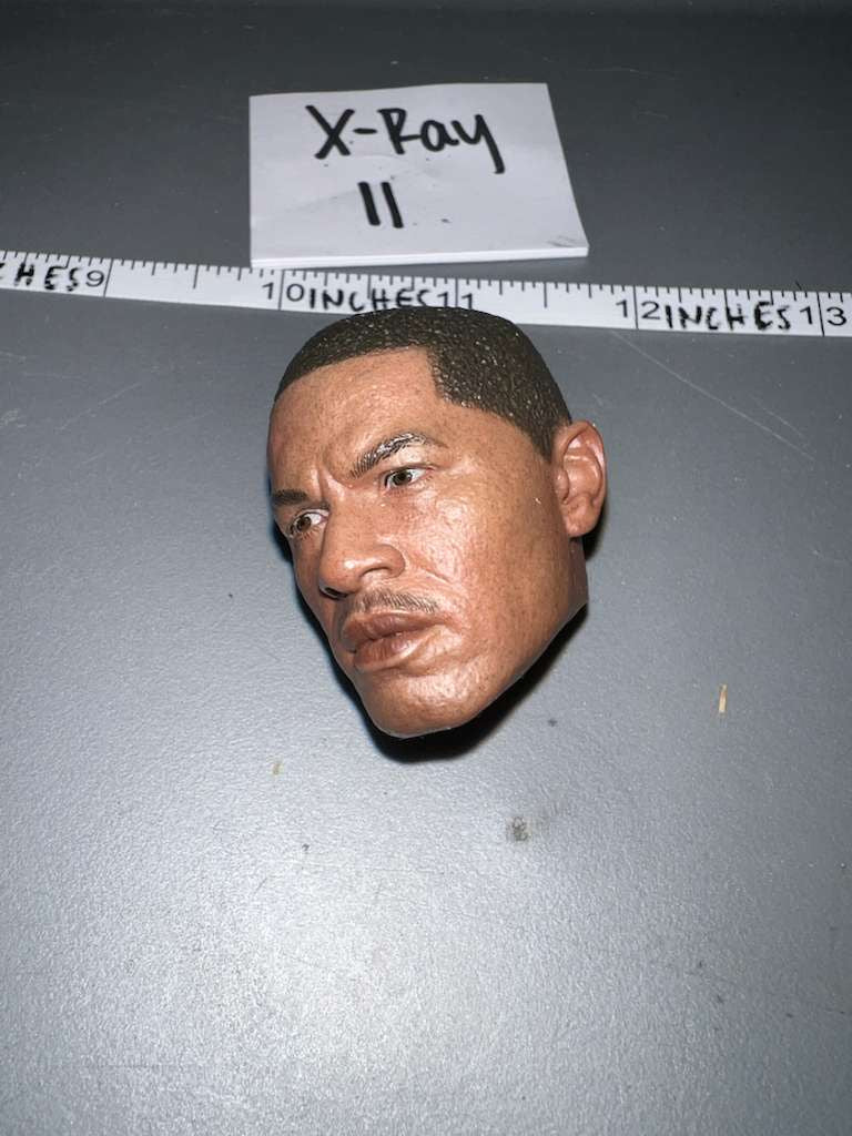 1:6 Scale Modern African American Black Civilian Head Sculpt -